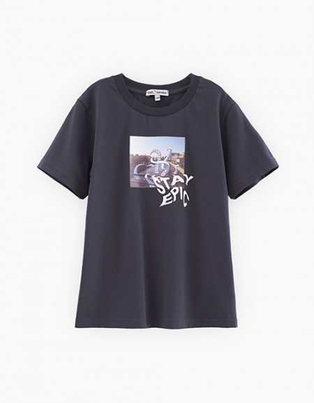 Графитовая футболка для мальчика