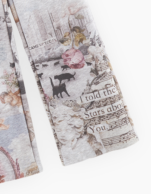 Серые брюки для девочки