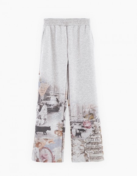 Серые брюки для девочки