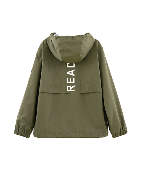 Ветровка оттенка светлая олива для мальчика