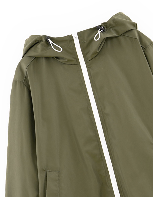 Ветровка оттенка светлая олива для мальчика