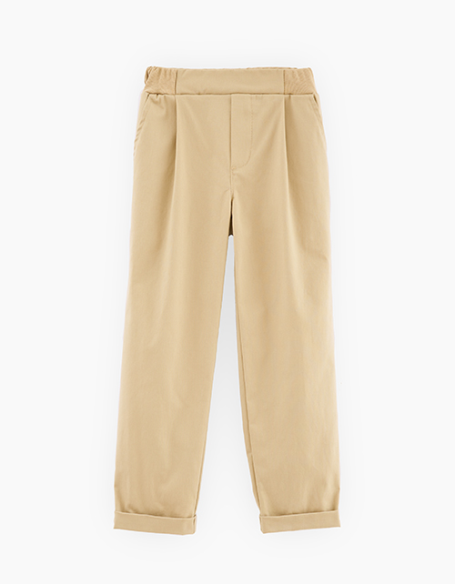 Светло-бежевые брюки для мальчика