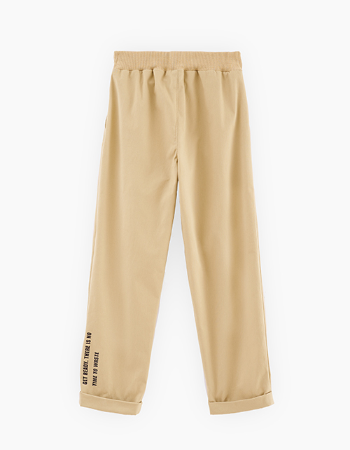 Светло-бежевые брюки для мальчика