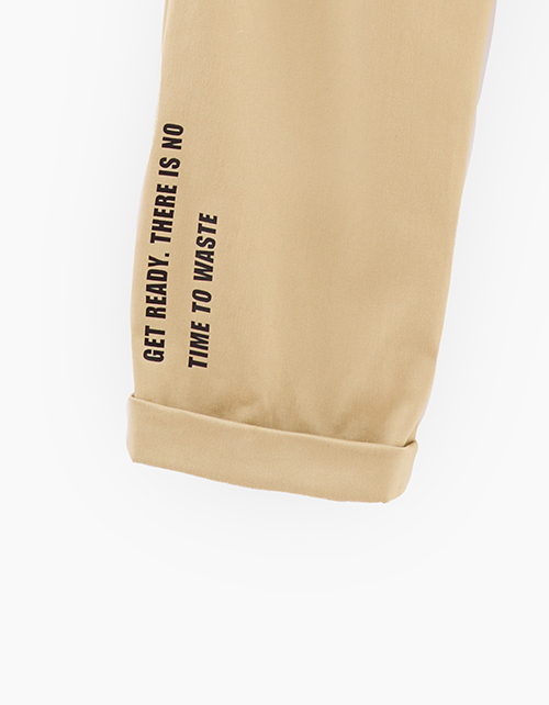 Светло-бежевые брюки для мальчика