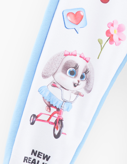 Комфортные брюки-джоггеры для девочки