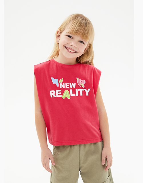 Футболка без рукава для девочки
