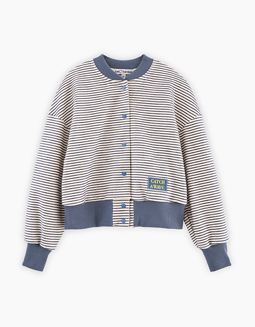 Жакет в полоску для девочки Жакет в полоску для девочки