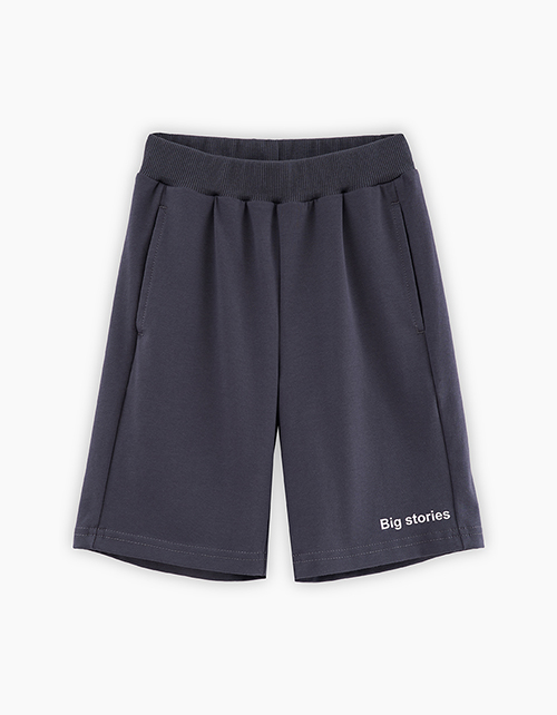 Шорты в оттенке графит для мальчика