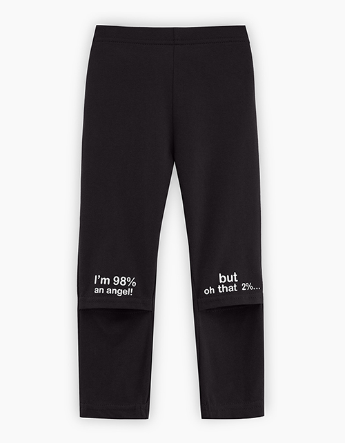 Чёрные бриджи для девочки