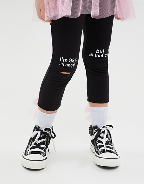 Чёрные бриджи для девочки