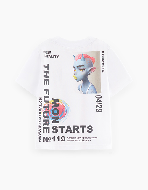 Белая футболка для девочки Белая футболка для девочки