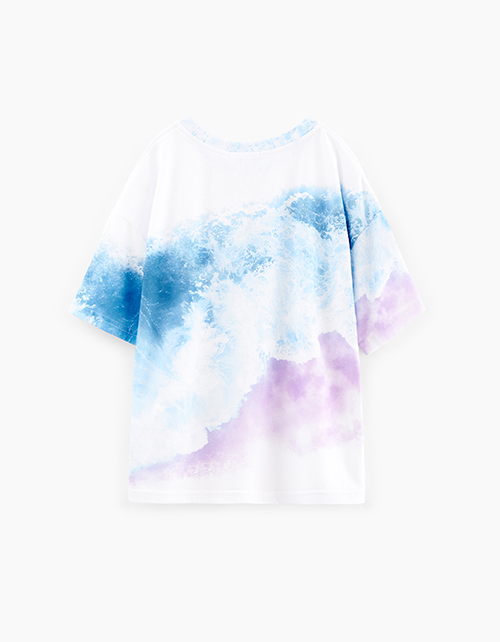 Футболка тай-дай для девочки