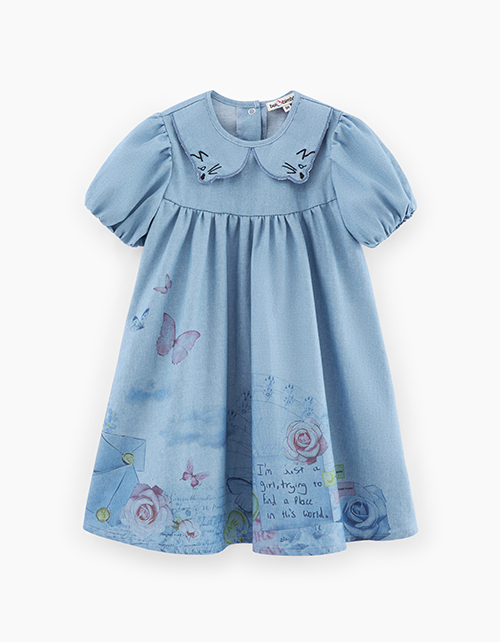 Джинсовое платье для девочки