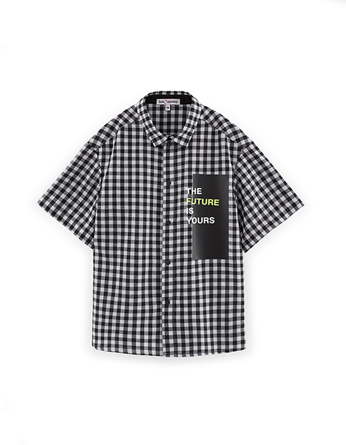 Рубашка в клетку для мальчика Рубашка в клетку для мальчика