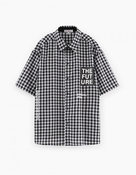 Рубашка в клетку для мальчика