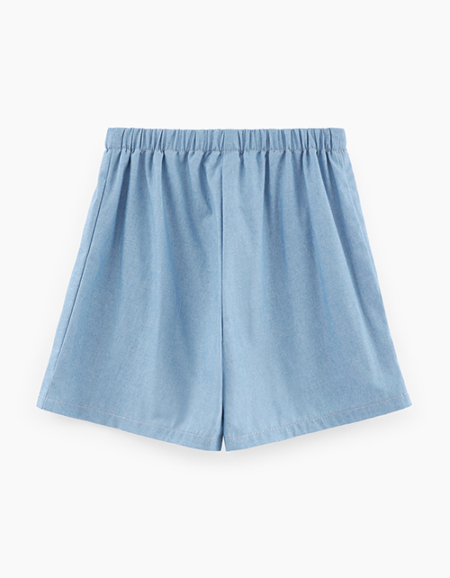 Джинсовая юбка-шорты для девочки