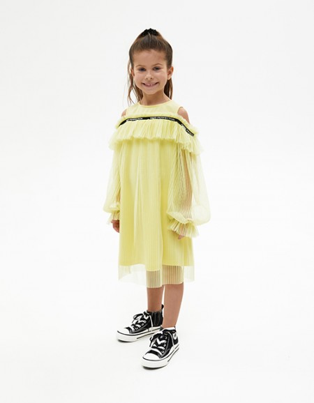 Летящее весеннее платье для девочки