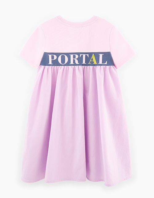 Асимметричное платье для девочки