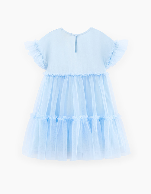 Голубое платье для девочки Голубое платье для девочки