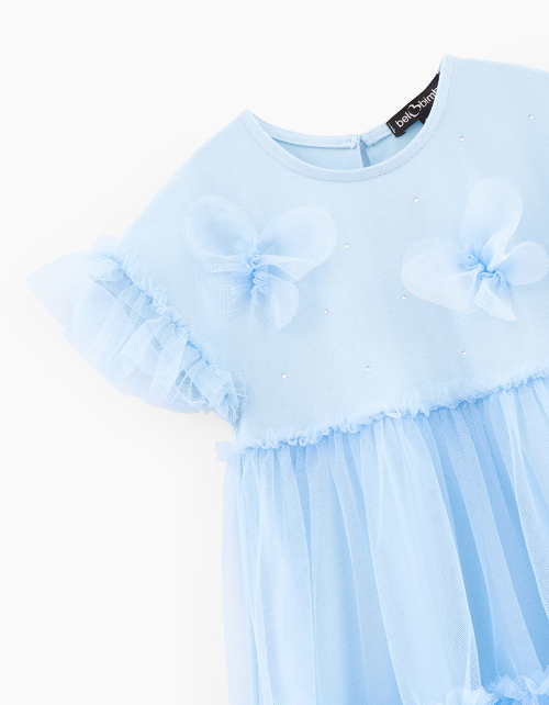 Голубое платье для девочки Голубое платье для девочки