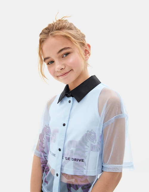 Стильная рубашка для девочки Стильная рубашка для девочки