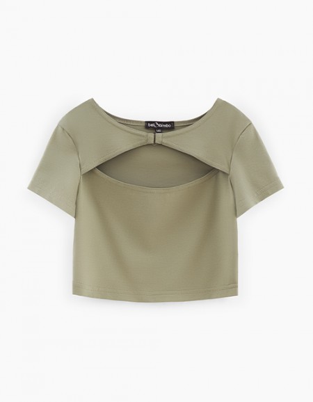 Стильный кроп-топ для девочки Стильный кроп-топ для девочки