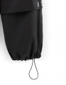 Чёрные брюки-парашюты для девочки