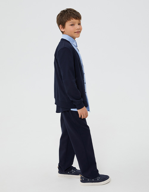 Тёмно-синий кардиган для мальчика Тёмно-синий кардиган для мальчика