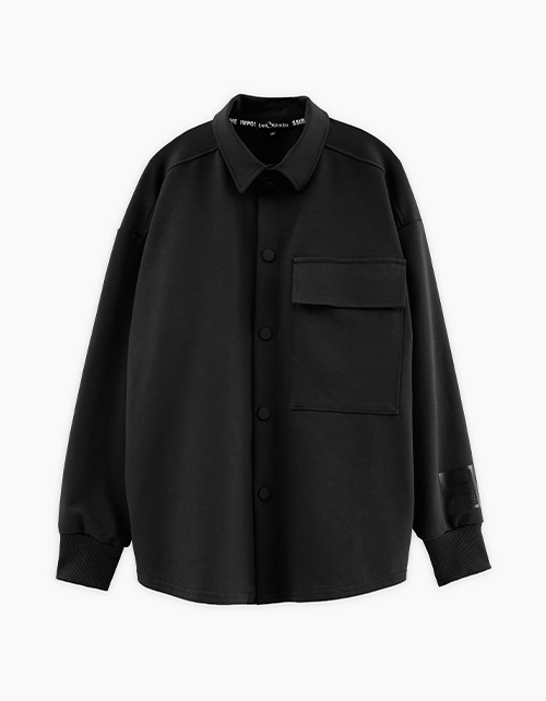 Чёрный жакет-рубашка для мальчика Чёрный жакет-рубашка для мальчика