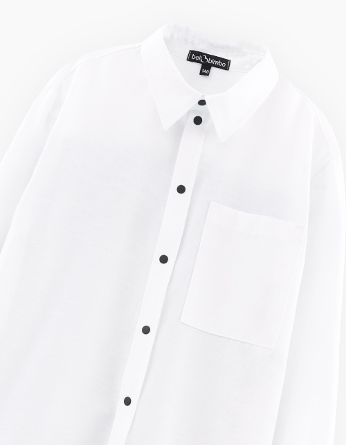 Комбинированная рубашка для мальчика Комбинированная рубашка для мальчика