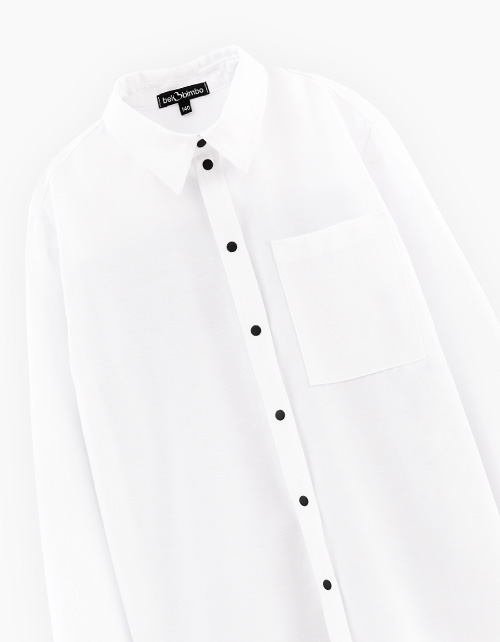 Комбинированная рубашка для мальчика Комбинированная рубашка для мальчика