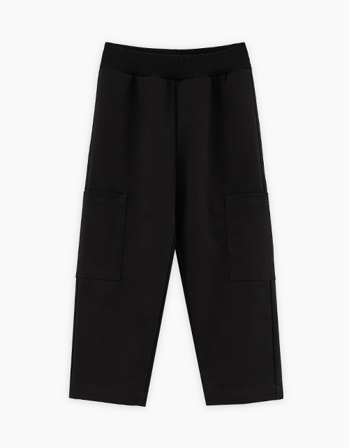 Чёрные брюки комби для мальчика Чёрные брюки комби для мальчика