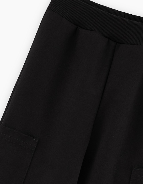 Чёрные брюки комби для мальчика Чёрные брюки комби для мальчика