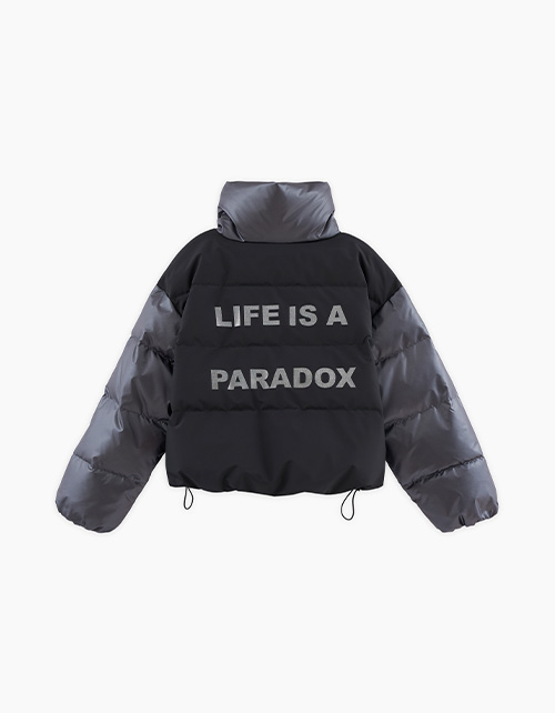 Укороченная осенняя куртка на синтепухе для девочки