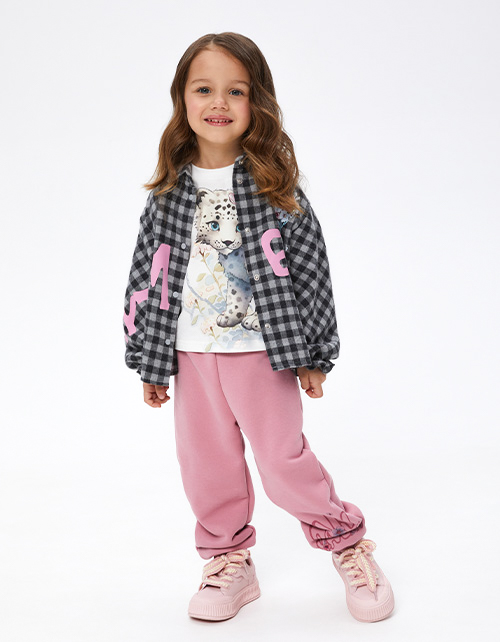 Розовые брюки для девочки Розовые брюки для девочки