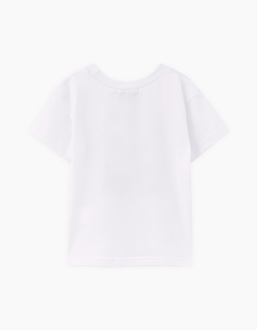 Белая футболка для мальчика