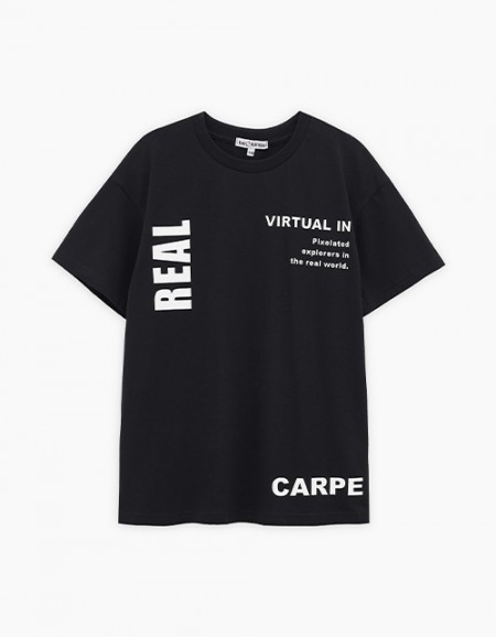 Чёрная футболка для мальчика