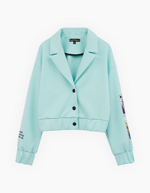 Жакет-бомбер для девочки