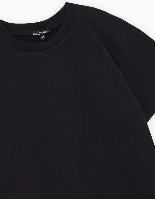 Чёрная футболка для мальчика