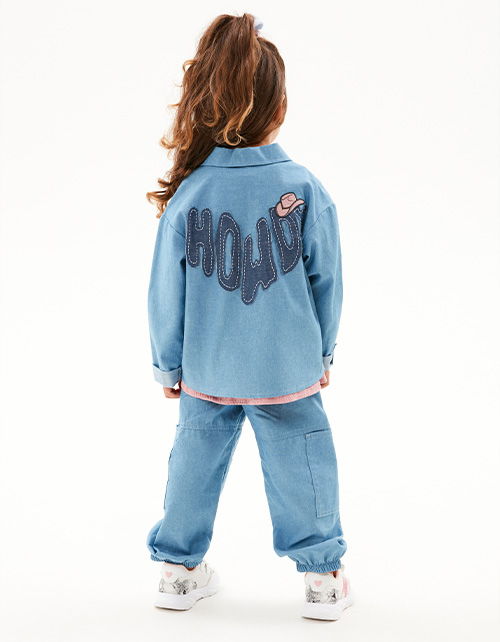 Джинсовая рубашка для девочки Джинсовая рубашка для девочки