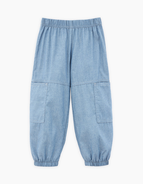 Джинсовые брюки парашюты для девочки Джинсовые брюки парашюты для девочки