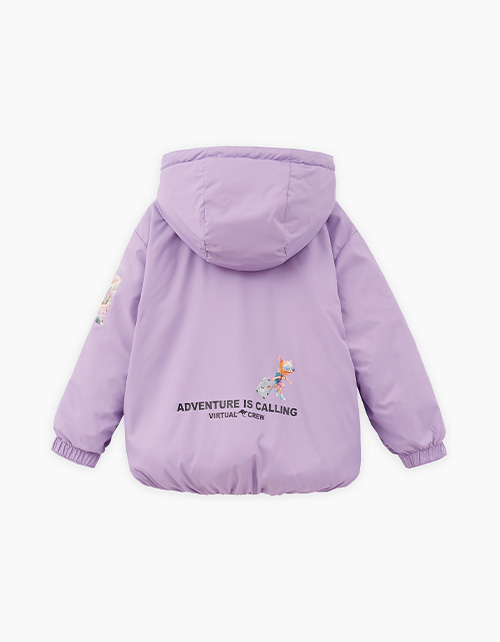 Куртка двухсторонняя для девочки