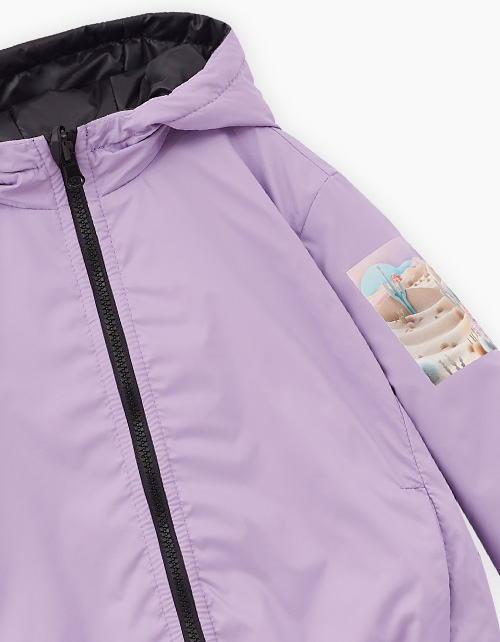 Куртка двухсторонняя для девочки