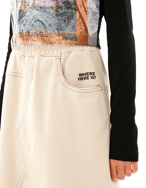 Юбка миди для девочки