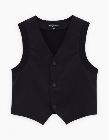 Чёрная жилетка