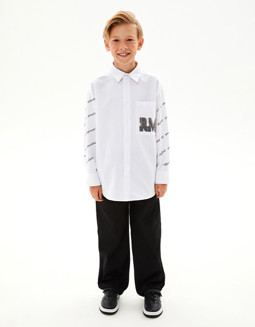 Чёрные брюки для мальчика