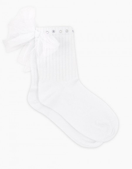 Белые носки для девочки