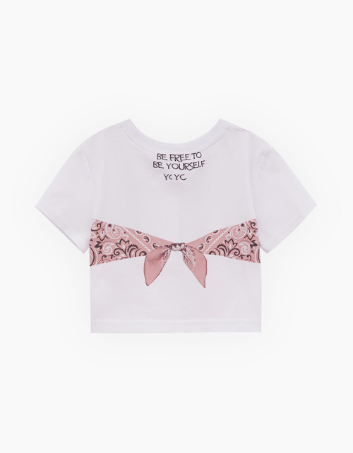 Белый топ для девочки