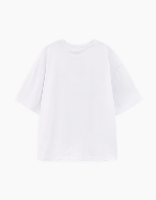 Белая футболка для девочки