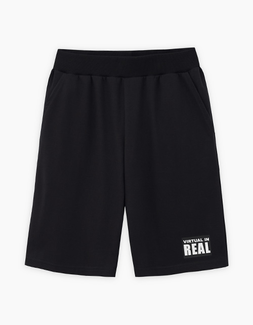 Чёрные шорты для мальчика